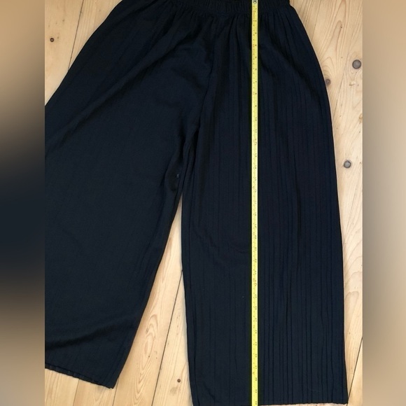 Boho Wide Leg Cropped Palazzo Pants Medium - Picture 3 of 4